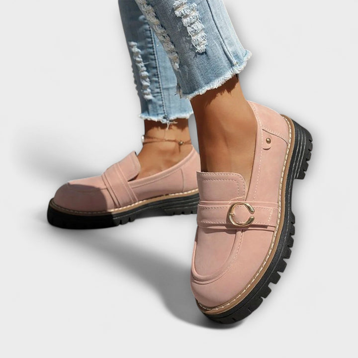Luisa | Lässige Slipper mit runder Spitze