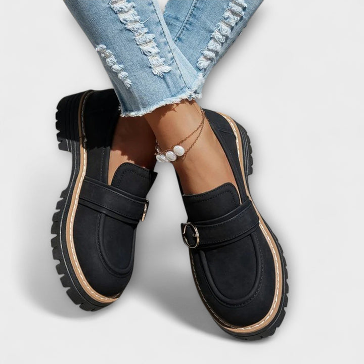 Luisa | Lässige Slipper mit runder Spitze