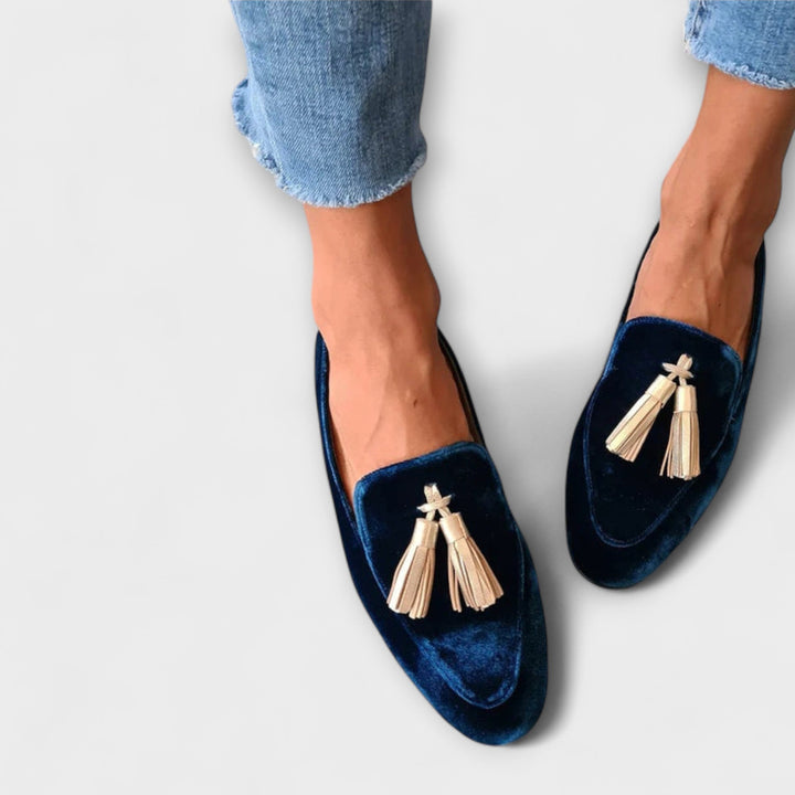 Tina | Vintage-inspirierte Loafer mit Quasten