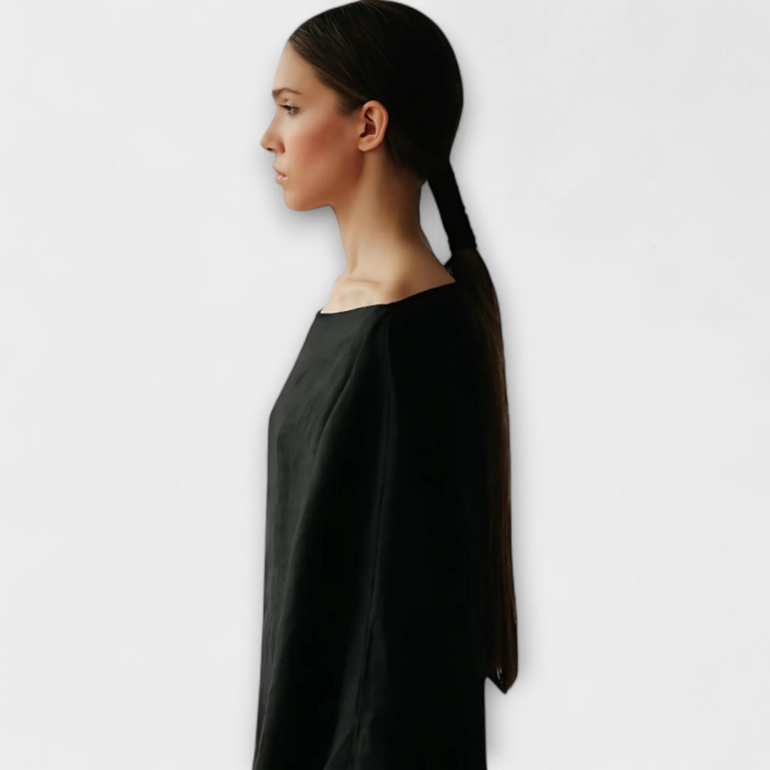 Merle | Kimono Kleid aus Leinen und Baumwolle