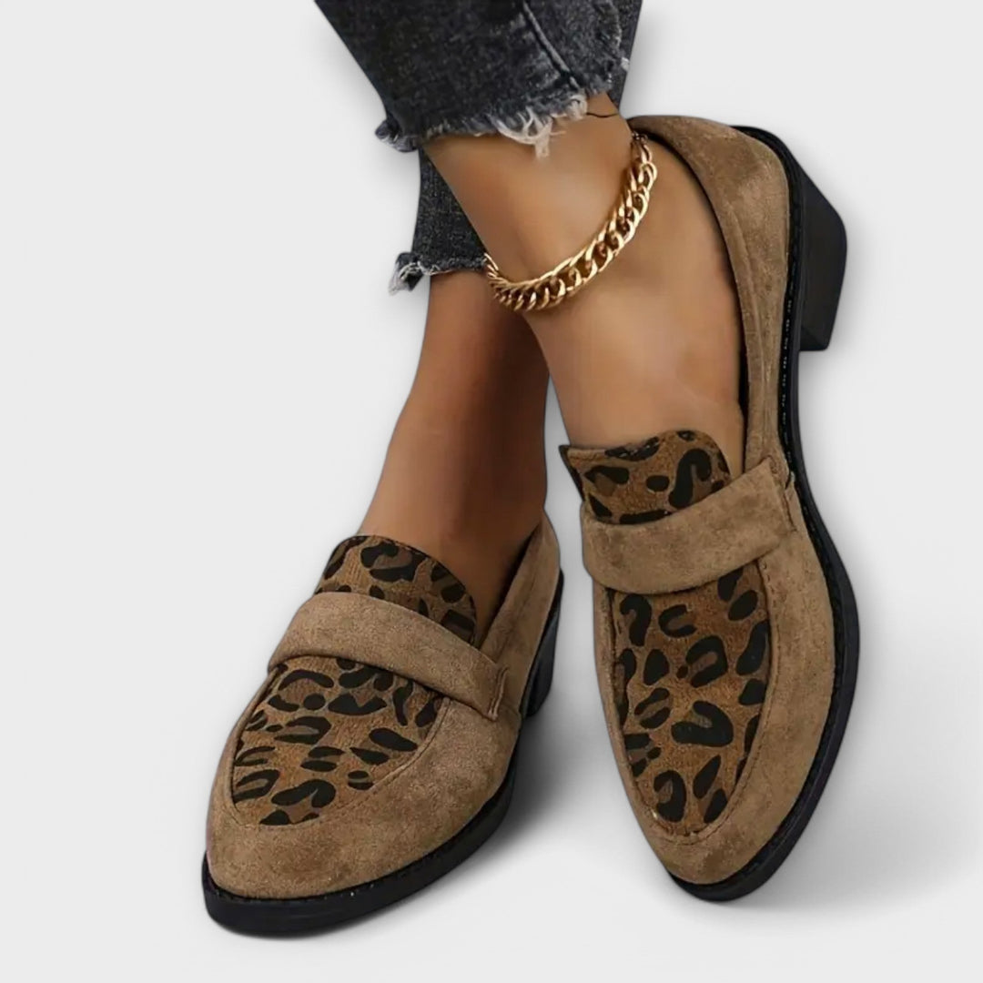 Viola | Elegante Damenschuhe mit Leopardenmuster