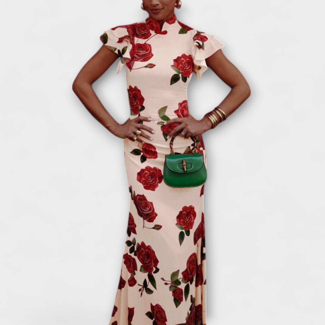 Lotte | Maxikleid mit floralem Druck