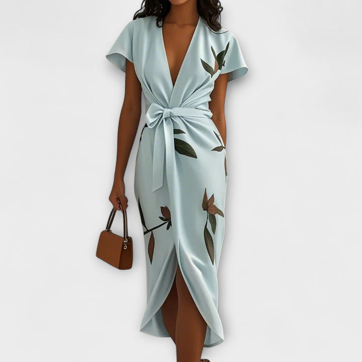 Doris | Satin Wickel-Kleid