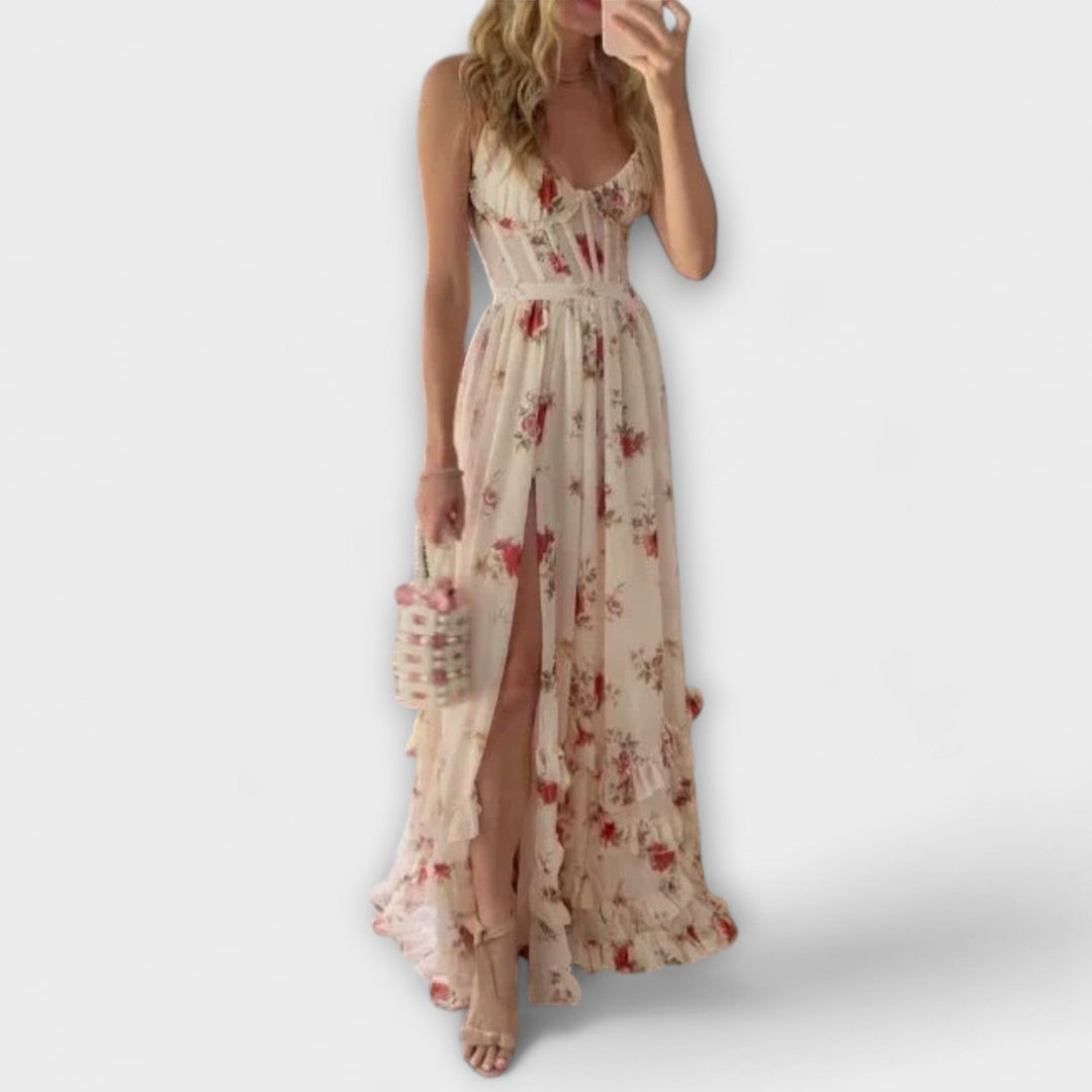 Martina | Kleid mit Blumenmuster
