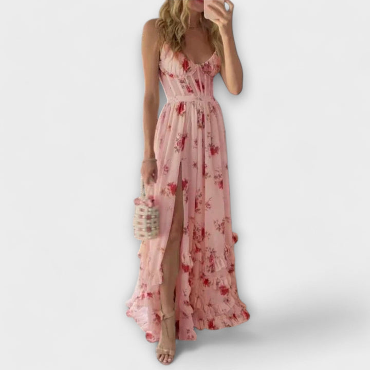 Martina | Kleid mit Blumenmuster