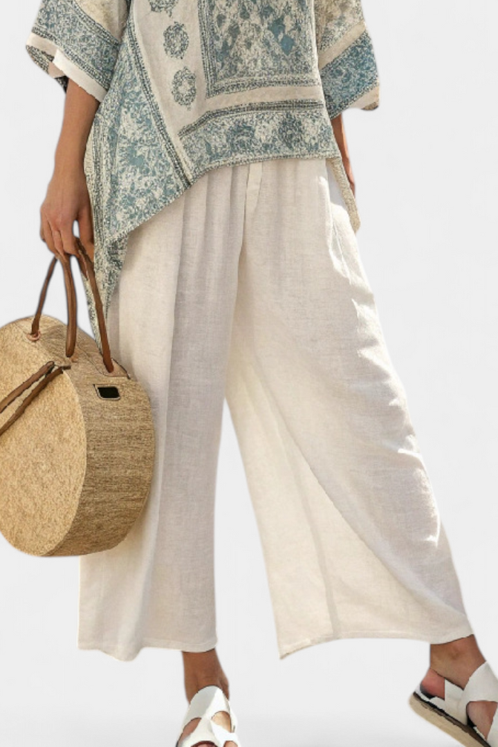 Imke | Mediterranes Leinen-Set