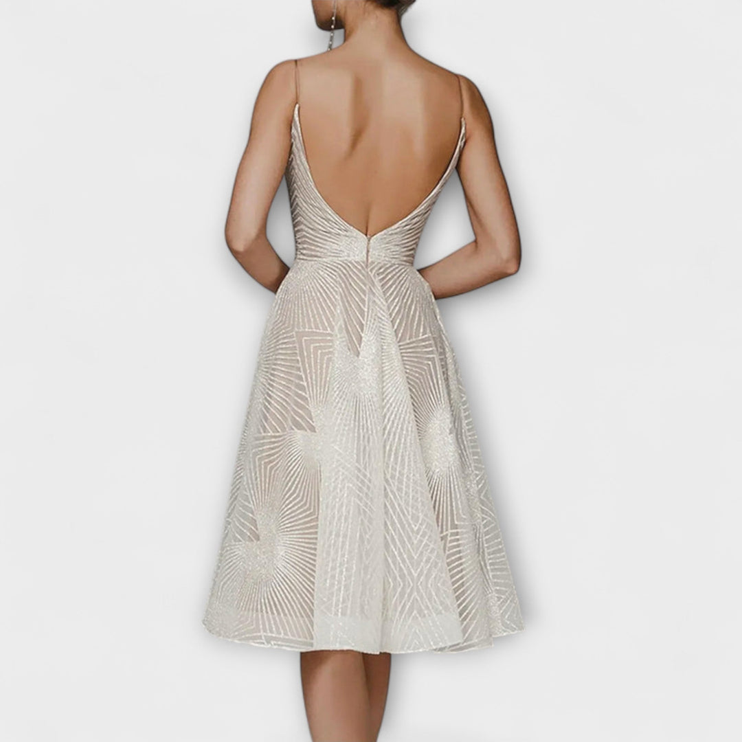 Gretchen | Damen Luxuskleid mit Stickereien