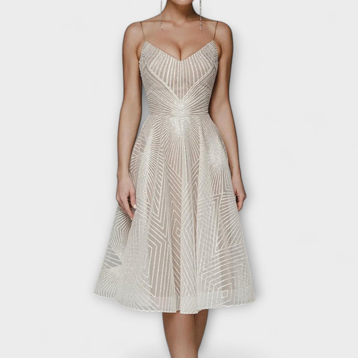 Gretchen | Damen Luxuskleid mit Stickereien