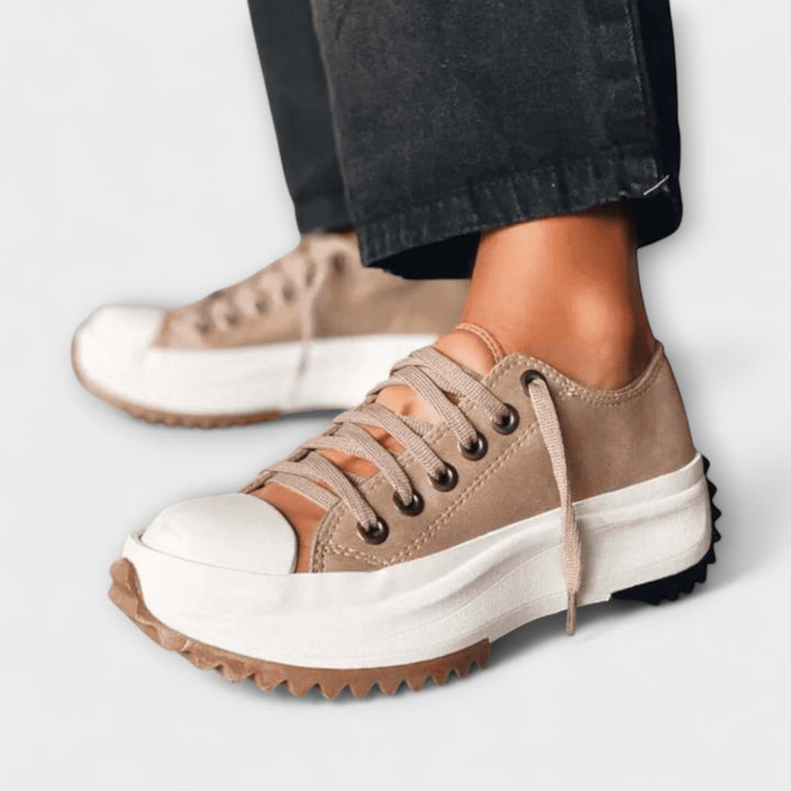 Christina | modisch Plateau-Schnürschuhe