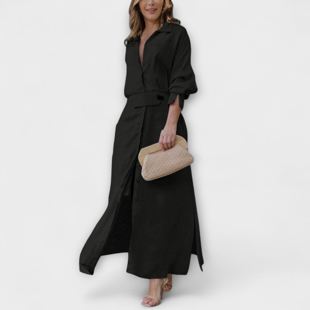 Katharina | Maxikleid mit V-Ausschnitt