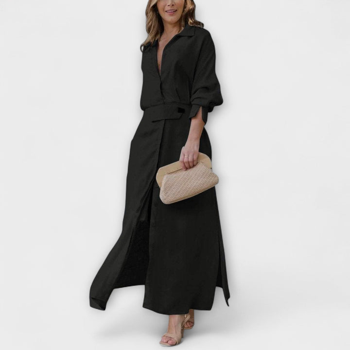 Katharina | Maxikleid mit V-Ausschnitt