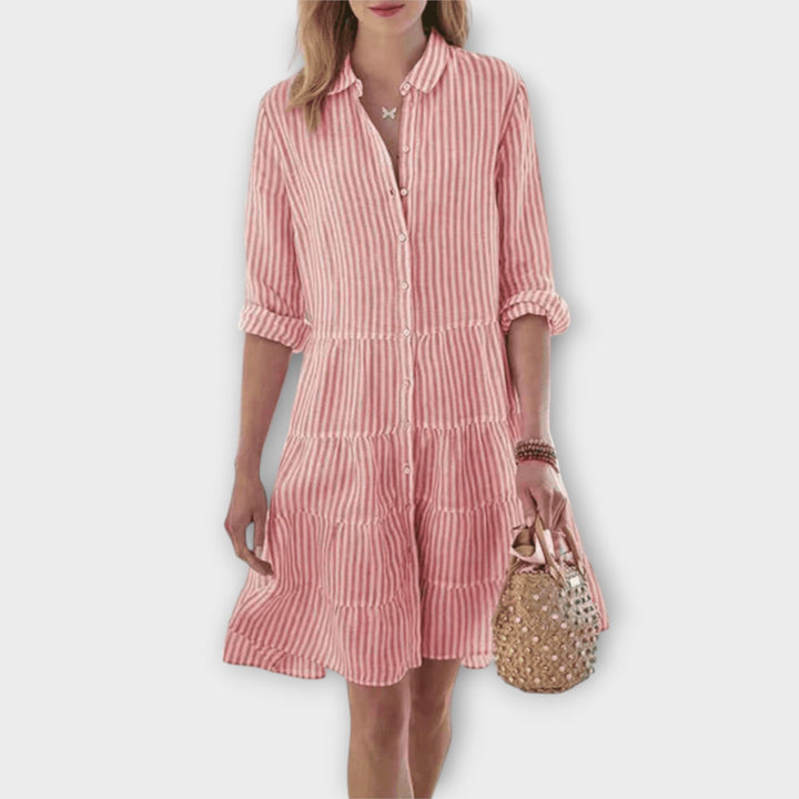 Gesine | Luftiges Gestreiftes Kleid