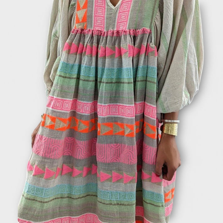 Rosemarie | Hermine Vibrant Lose Kleid