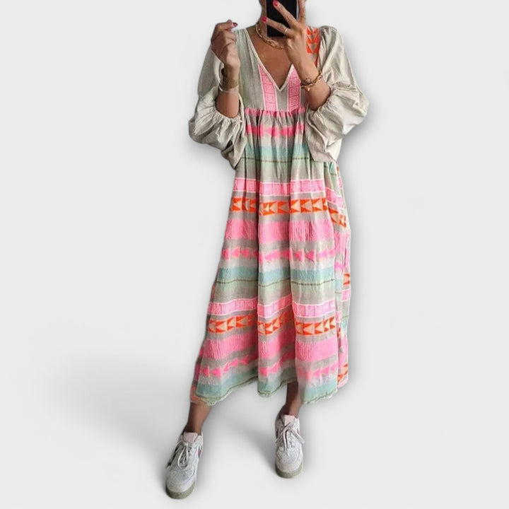 Rosemarie | Hermine Vibrant Lose Kleid