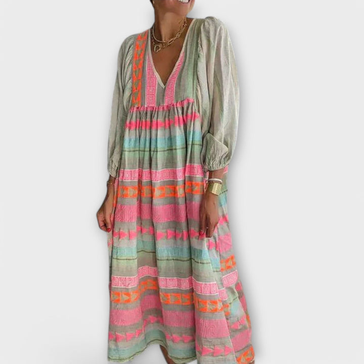 Rosemarie | Hermine Vibrant Lose Kleid