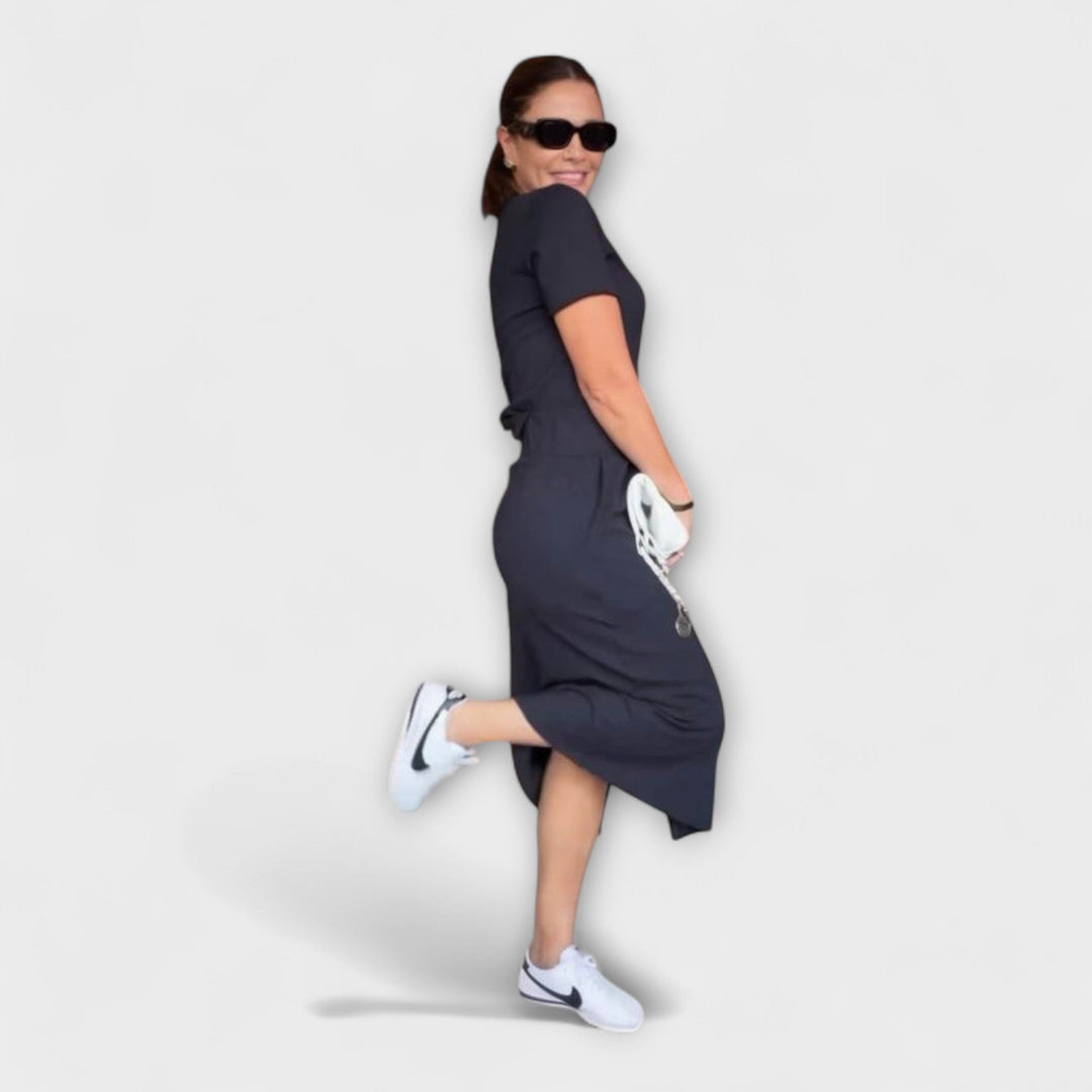 Viktoria | Elegantes V-Ausschnitt Top mit Rock