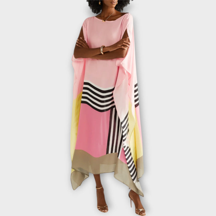 Annemarie | Locker geschnittener geometrischer Kaftan