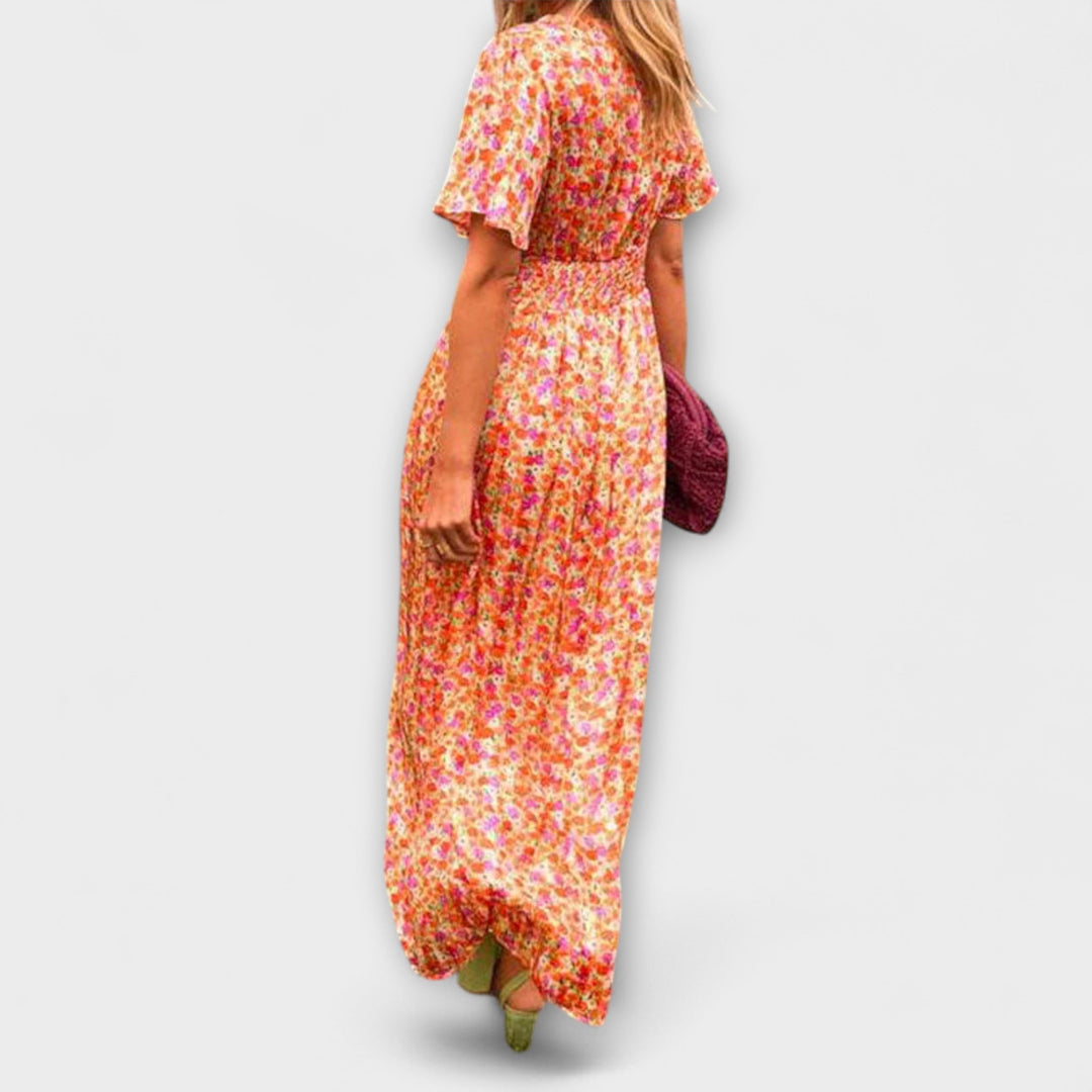 Barbara | Klassisches V-Ausschnitt Kleid