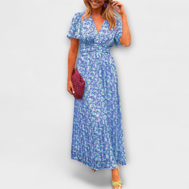 Barbara | Klassisches V-Ausschnitt Kleid