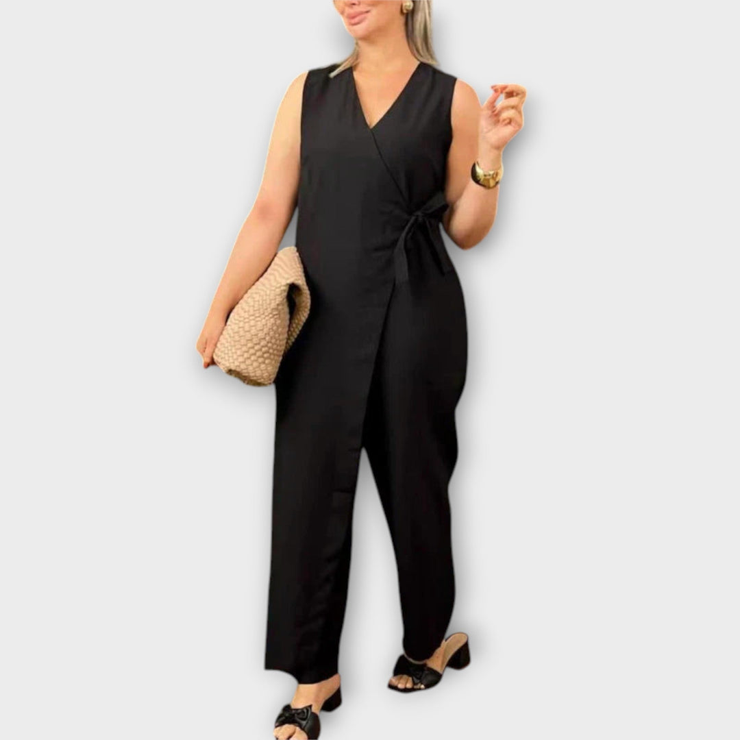 Hertha | Eleganter Overall mit Wickelschnitt