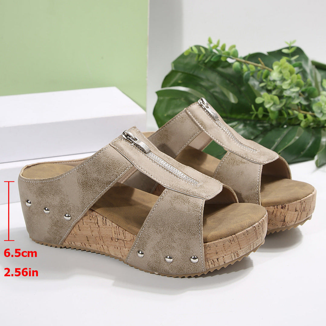 Thea | Stylische Keilsandalen
