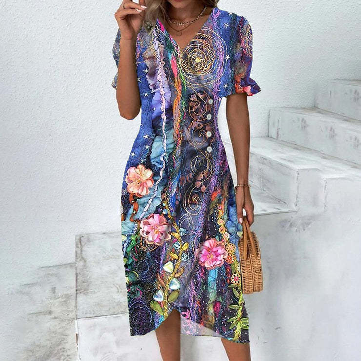 Theresa | Leichtes Wickelkleid
