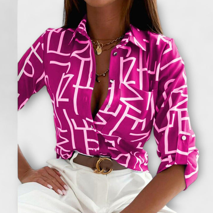 Wanda | Bluse mit klassischem Kragen
