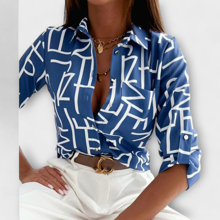 Wanda | Bluse mit klassischem Kragen