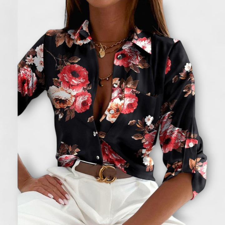 Wanda | Bluse mit klassischem Kragen