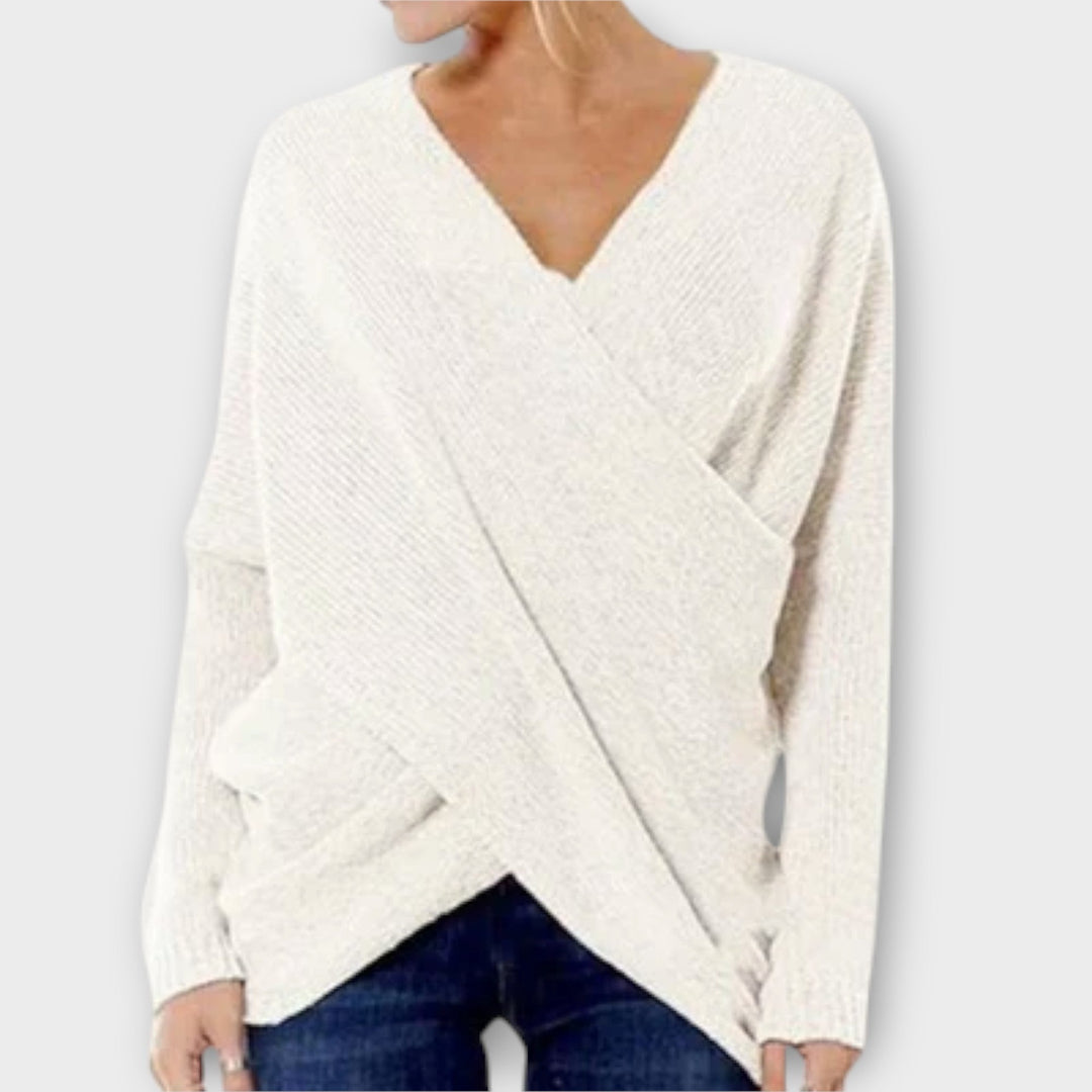 Helena | Gekreuzter Pullover