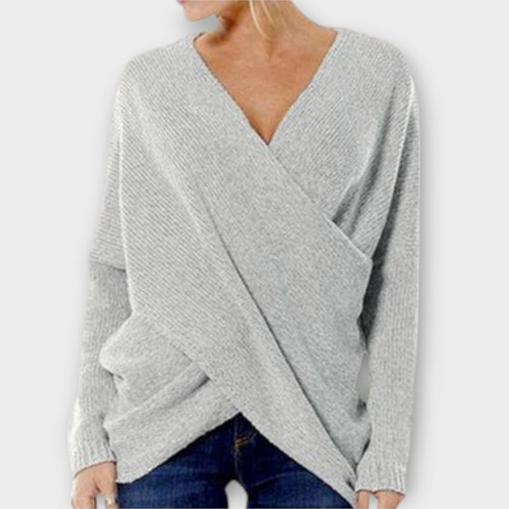Helena | Gekreuzter Pullover
